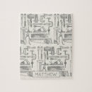 Zoek naar aangepast puzzels Illustratie