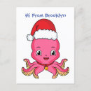 Zoek naar octopus cartoon briefkaarten Schattig