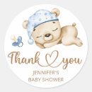 Zoek naar blauw en bruin shower baby stickers Baby jongetje