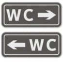 Zoek naar toiletten stickers Elk persoon