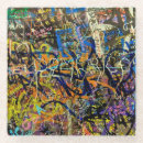 Zoek naar graffiti onderzetters Stad