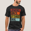Zoek naar legende sinds 1966 tshirts Oud