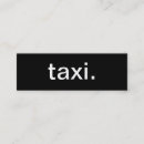 Zoek naar de taxi dienst visitekaartjes Auto