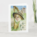 Zoek naar ierse harp kaarten Vintage