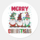 Zoek naar grappige kabouter stickers Kerstman