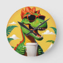 Zoek naar grappige dinosaurus klokken T rex