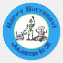 Zoek naar leuke robot stickers Voor kinderen