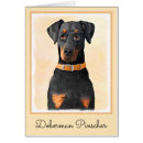 Zoek naar doberman notitiekaarten Pinscher