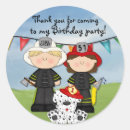 Zoek naar brandweerman verjaardag stickers Jongen