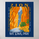 Zoek naar vernauwing posters Zion canyon