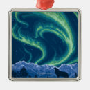 Zoek naar noordelijk licht ornamenten Alaska