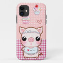 Zoek naar schattige varkens iphone hoesjes Kawaii
