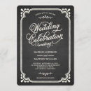 Zoek naar krijtbord huwelijk uitnodigingen Vintage