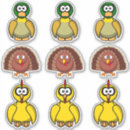 Zoek naar cartoon kip stickers Cartoons