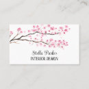 Zoek naar cherry blossoms visitekaartjes Baas