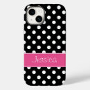Zoek naar roze stippen iphone hoesjes Polka dot