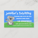 Zoek naar koala visitekaartjes Buideldier