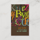 Zoek naar alfabet visitekaartjes Trendy