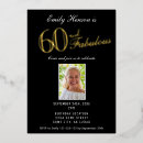 Zoek naar 60 uitnodigingen 60 en geweldig