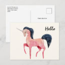 Zoek naar zwarte eenhoorn briefkaarten Magie