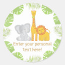 Zoek naar baby shower tropical stickers Safaridieren