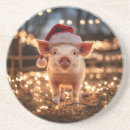 Zoek naar varken onderzetters Kerstmis