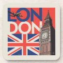 Zoek naar londen vlag onderzetters Big ben