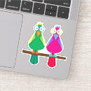 Zoek naar grappige papegaai stickers Cartoon