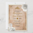 Zoek naar gold and white birthday uitnodigingen Luxe