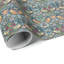 Zoek naar groene bladeren cadeaupapier William morris