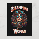 Zoek naar vintage sci fi briefkaarten Vrouw