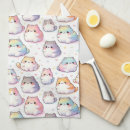 Zoek naar cartoon katten keuken handdoeken Kawaï