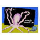 Zoek naar octopus cartoon briefkaarten Plezier