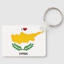 Zoek naar cyprus sleutelhangers Vlag van cyprus