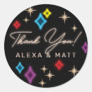 Zoek naar paars neon stickers Dank u