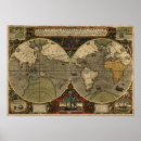 Zoek naar historische wereldkaart posters Cartografie