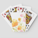 Zoek naar watercolor speelkaarten Flower