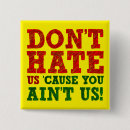 Zoek naar haters buttons Haat