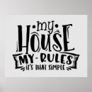 Zoek naar huis regels posters Voor iedereen