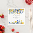 Zoek naar geel en blauw servetten Elk persoon