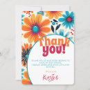 Zoek naar retro flower power kaarten Dank u