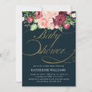 Zoek naar floral babyshower uitnodigingen Kalligrafiescript