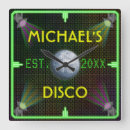 Zoek naar disco klokken Spiegelbal