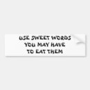 Zoek naar zoete bumperstickers Eten