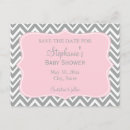 Zoek naar chevron baby shower briefkaarten Grijs