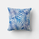 Zoek naar blauwe bladeren kussens Blauw en wit