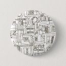 Zoek naar inkt buttons Zwart en wit