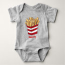 Zoek naar friet baby rompers Fast food