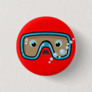 Zoek naar scuba duiker buttons Zwemmen