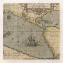 Zoek naar cartografie onderzetters Antiek